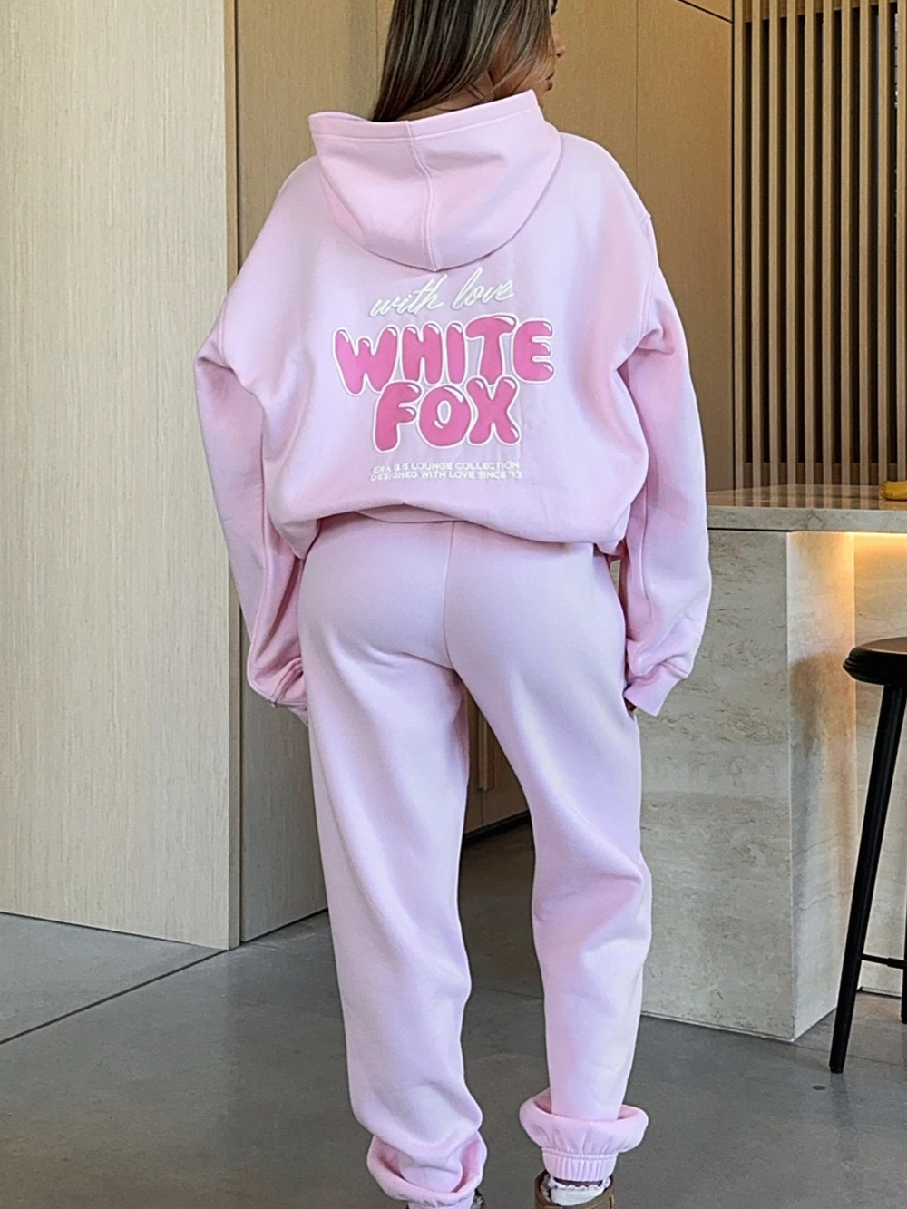White Fox Boutique Pink Jogger Sweats